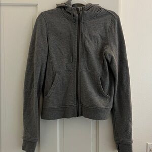 Lululemon Gray Zip-Up Hoodie